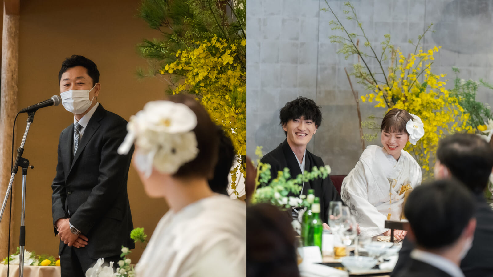 和装も洋装もどちらも楽しむ「お洒落な世界観に魅了されるウェディング」 - 名古屋の和食会席 | 料亭 河文, image size:1600x900